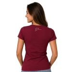 Nürburgring T-Shirt Femmes Racetrack rouge