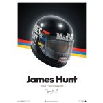 James Hunt - Casco - 1976 Poster