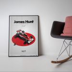 James Hunt - McLaren M23 - Japón - GP japonés - 1976 - Cartel limitado