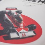James Hunt - McLaren M23 - Giappone - GP del Giappone - 1976 - Poster limitato