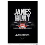 James Hunt - McLaren M23 - Citazione - GP del Giappone - 1976 - Poster limitato