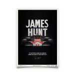 James Hunt - McLaren M23 - Citazione - GP del Giappone - 1976 - Poster limitato