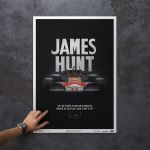 James Hunt - McLaren M23 - Citation - GP du Japon - 1976 - Affiche limitée