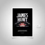 James Hunt - McLaren M23 - Citazione - GP del Giappone - 1976 - Poster limitato