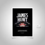 James Hunt - McLaren M23 - Cotización - GP Japonés - 1976 - Póster Limitado