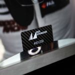 Cuadro de Mick Schumacher del casco de carbono pintado a mano 2017