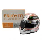 Casco di platino Michael Schumacher Spa 300 GP 2012 1/2
