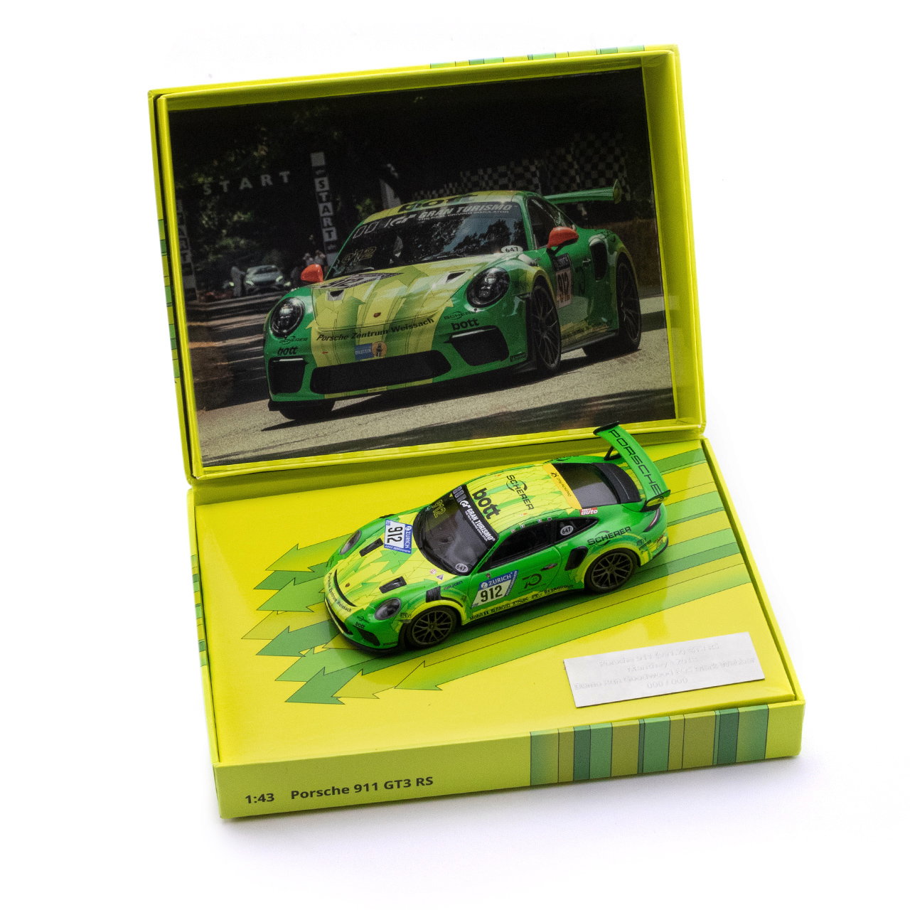 Manthey-Racing Porsche 911 GT3 RS - 2018 Demo-Lauf Goodwood 1:43
