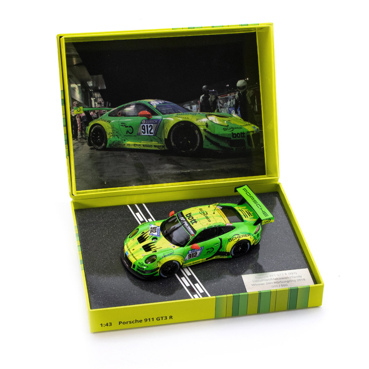 Manthey-Racing Porsche 911 GT3 R - 2018 Sieger 24h Rennen N&uuml;rburgring 1:43