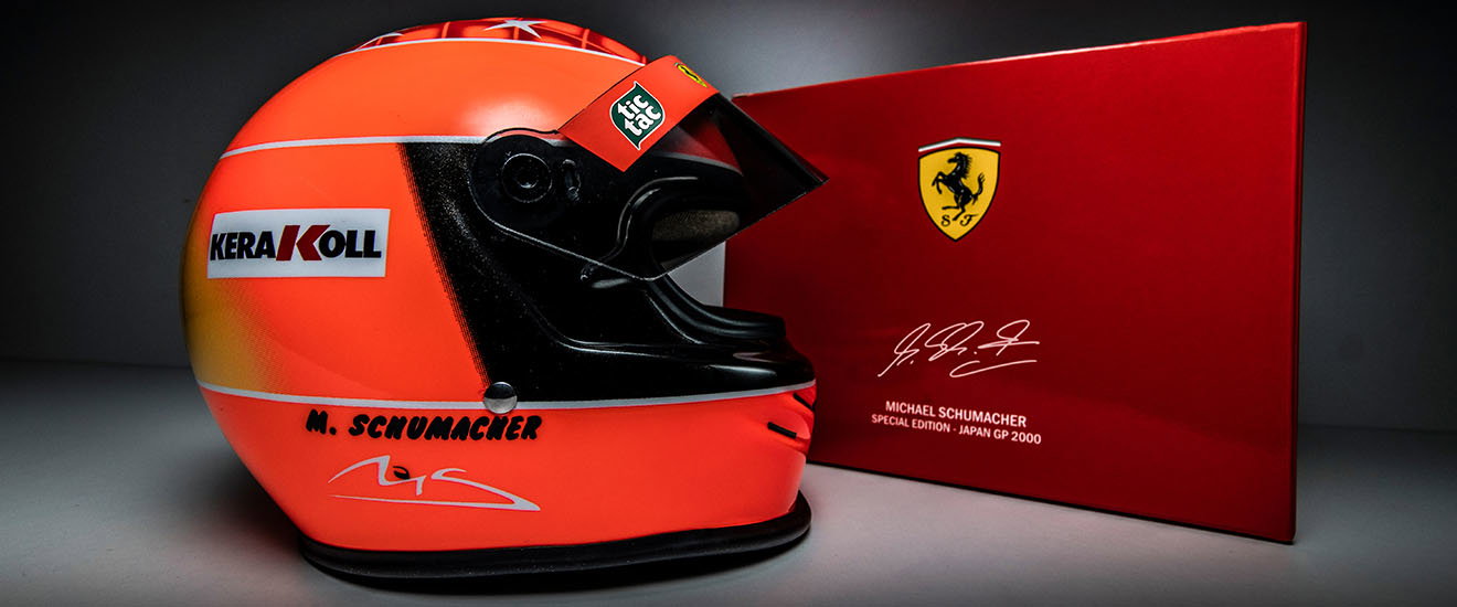 Casque 1/2 2000 Michael Schumacher Ferrari Bell Sports Models - Collection