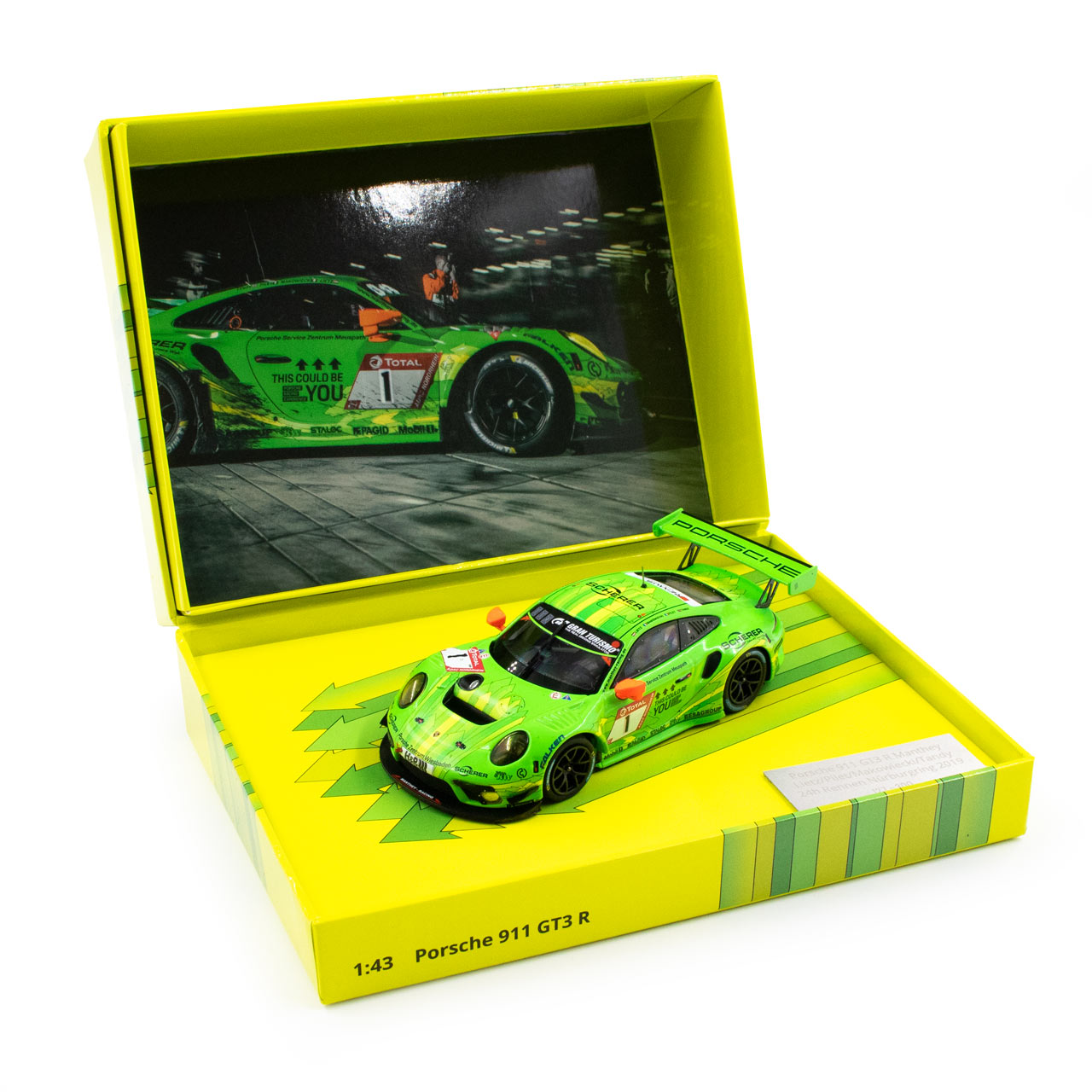 Manthey-Racing Porsche 911 GT3 R - 2019 24h Rennen N&uuml;rburgring #1 1:43