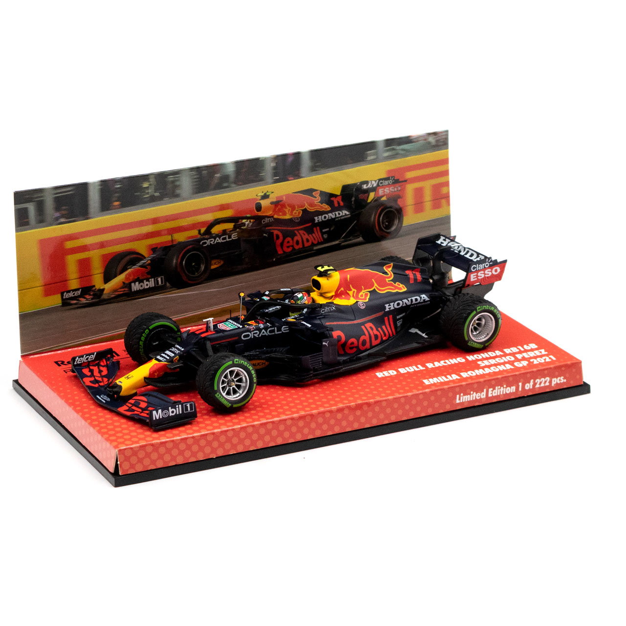 Sergio P&eacute;rez Red Bull Racing Honda RB16B Formel 1 Emilia-Romagna GP 2021 Limitierte Edition 1:43