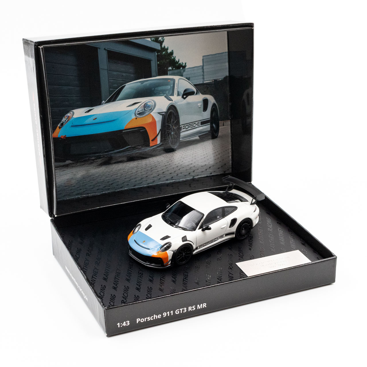 Manthey-Racing Porsche 911 GT3 RS MR 1:43 wei&szlig; Collector Edition