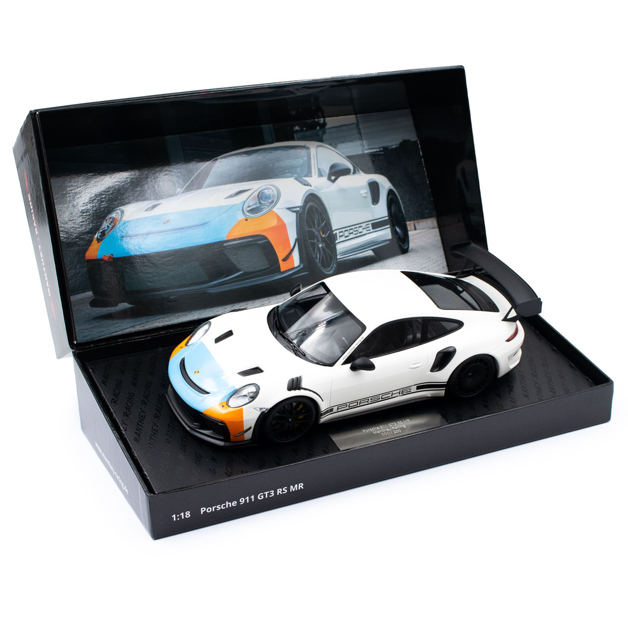 Manthey-Racing Porsche 911 GT3 RS MR 1:18 wei&szlig; Collector Edition
