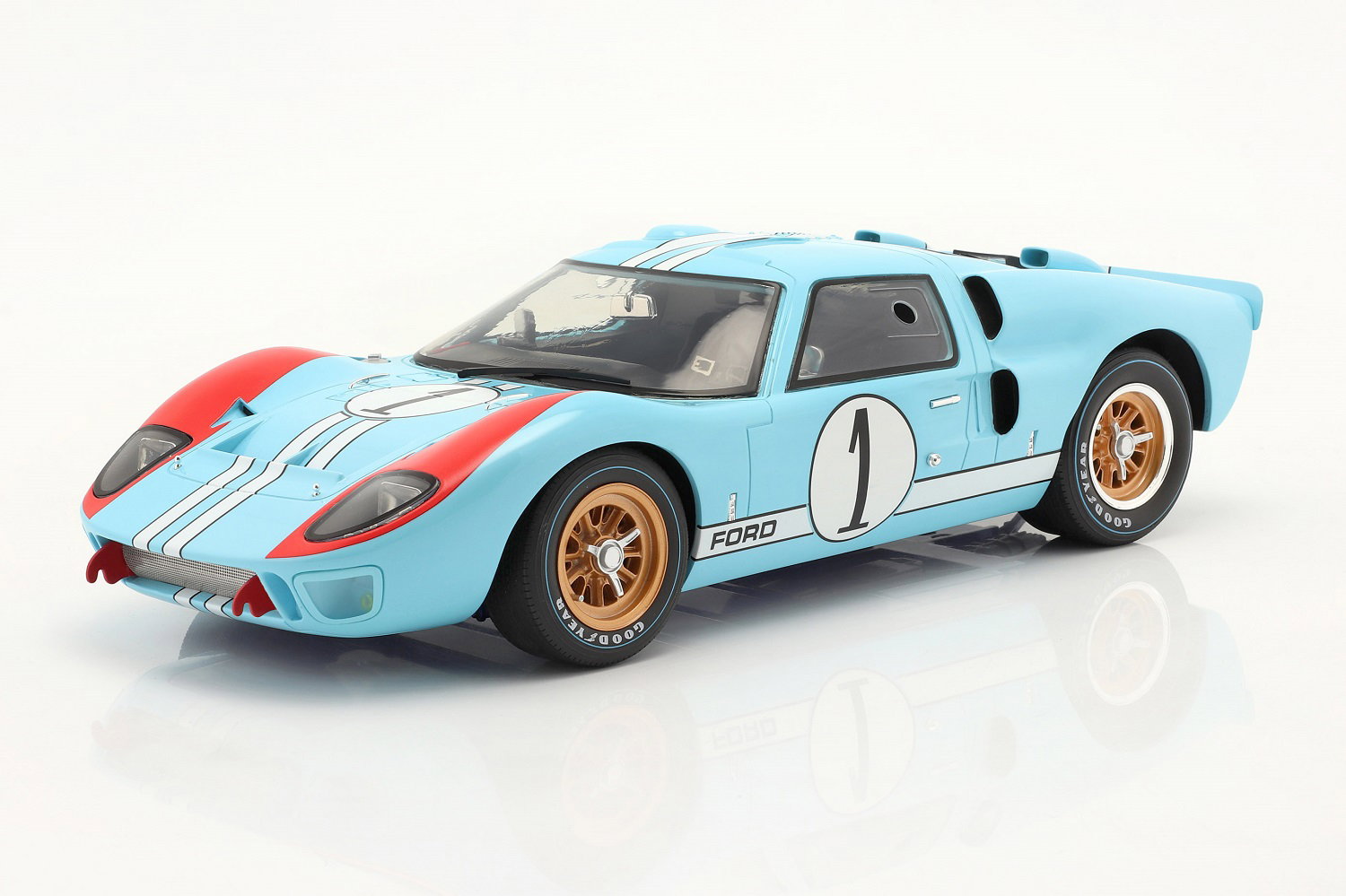 Ford GT40 MK II #1 2nd 24h LeMans 1966 Miles Hulme 1:12