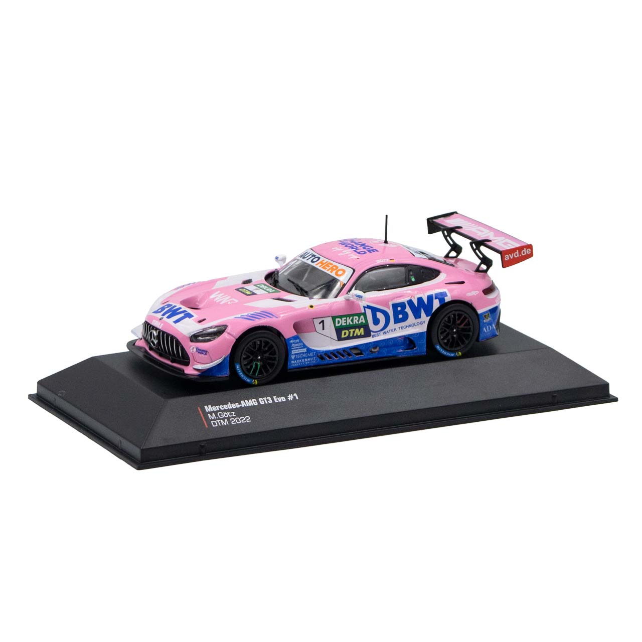 Mercedes AMG GT3 Evo Maximilian G&ouml;tz #1 Winward Racing DTM 2022 1:43
