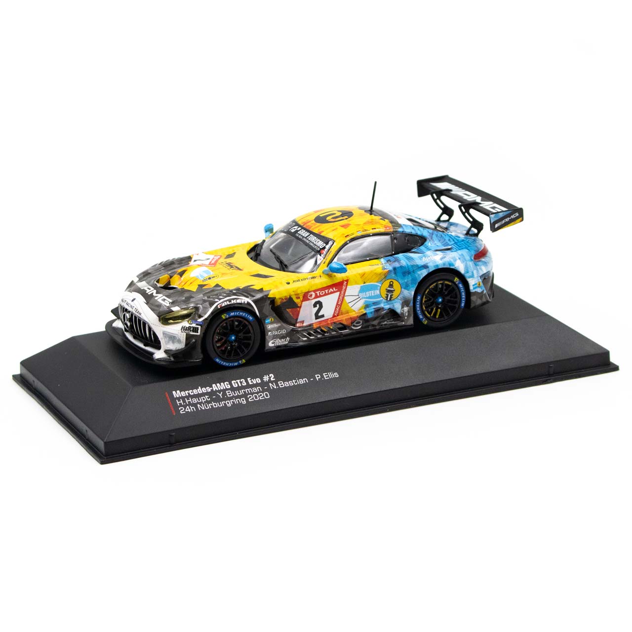 Mercedes AMG GT3 Evo #2 HRT 24h Rennen N&uuml;rburgring 2020 1:43