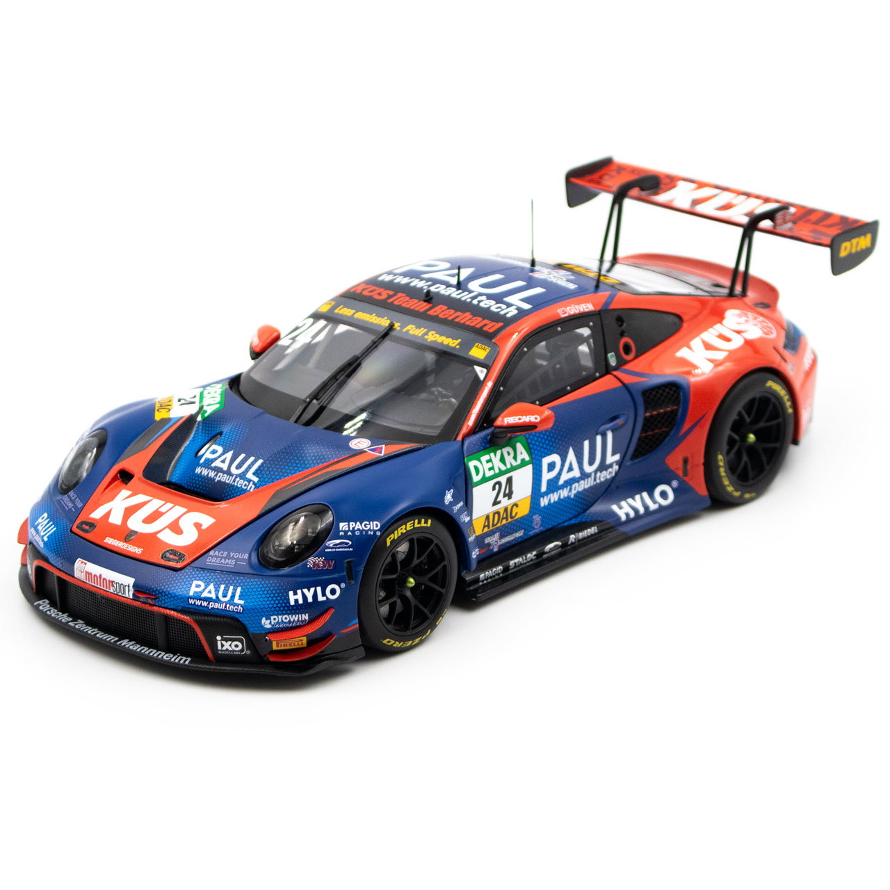 Porsche 911 GT3 R #24 Ayhancan G&uuml;ven Team75 DTM 2023 1:18