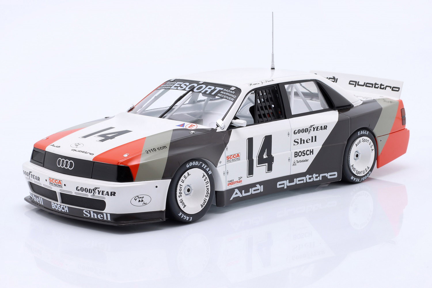 Audi 200 quattro #14 Sieger Cleveland Trans-Am 1988 H.J. Stuck 1:18
