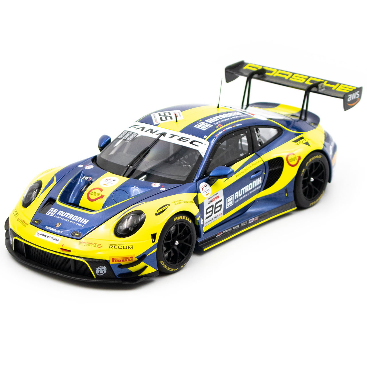 Porsche 911 GT3 R #96 24h Spa 2023 Rutronik Racing 1:18