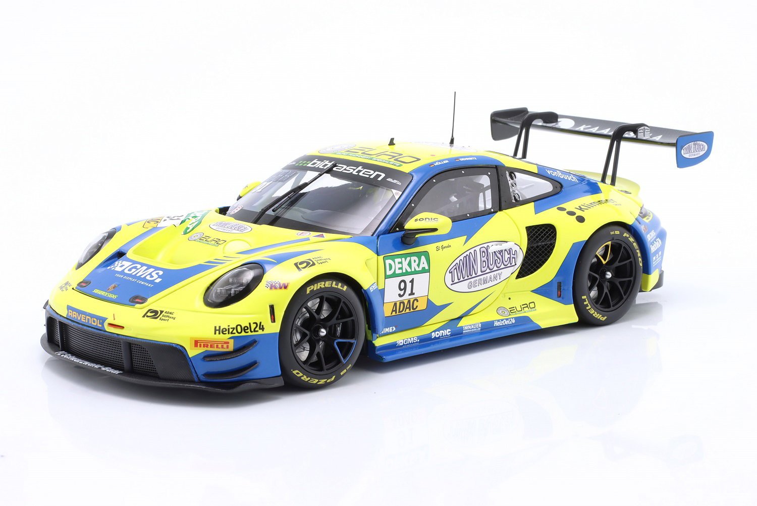 Porsche 911 GT3 R #91 M&uuml;ller / Gehrsitz ADAC GT Masters 2023 1:18