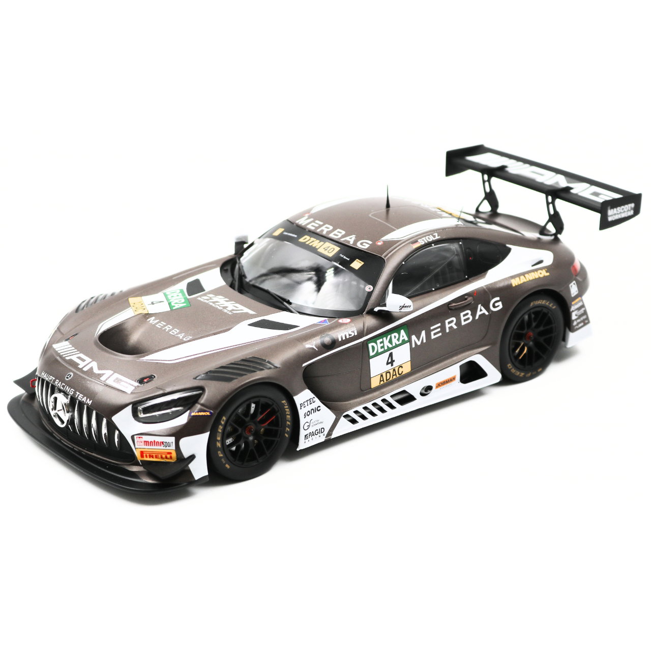 Mercedes AMG GT3 Evo Luca Stolz #4 HRT DTM 2024 1:18