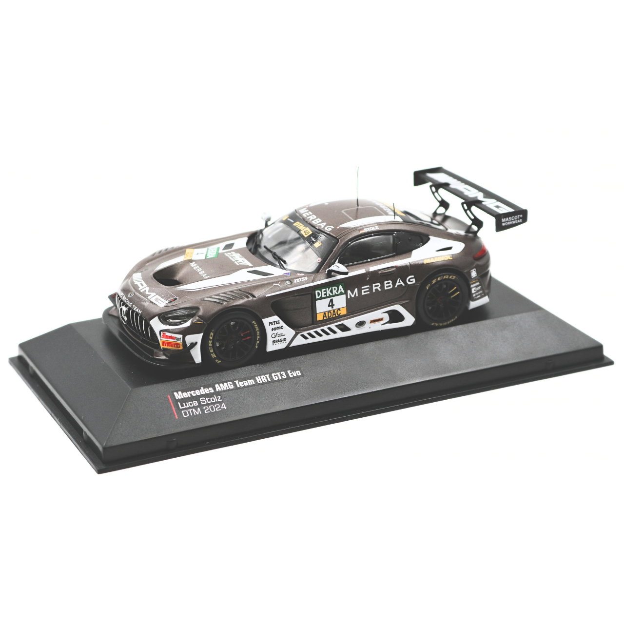 Mercedes AMG GT3 Evo Luca Stolz #4 HRT DTM 2024 1:43