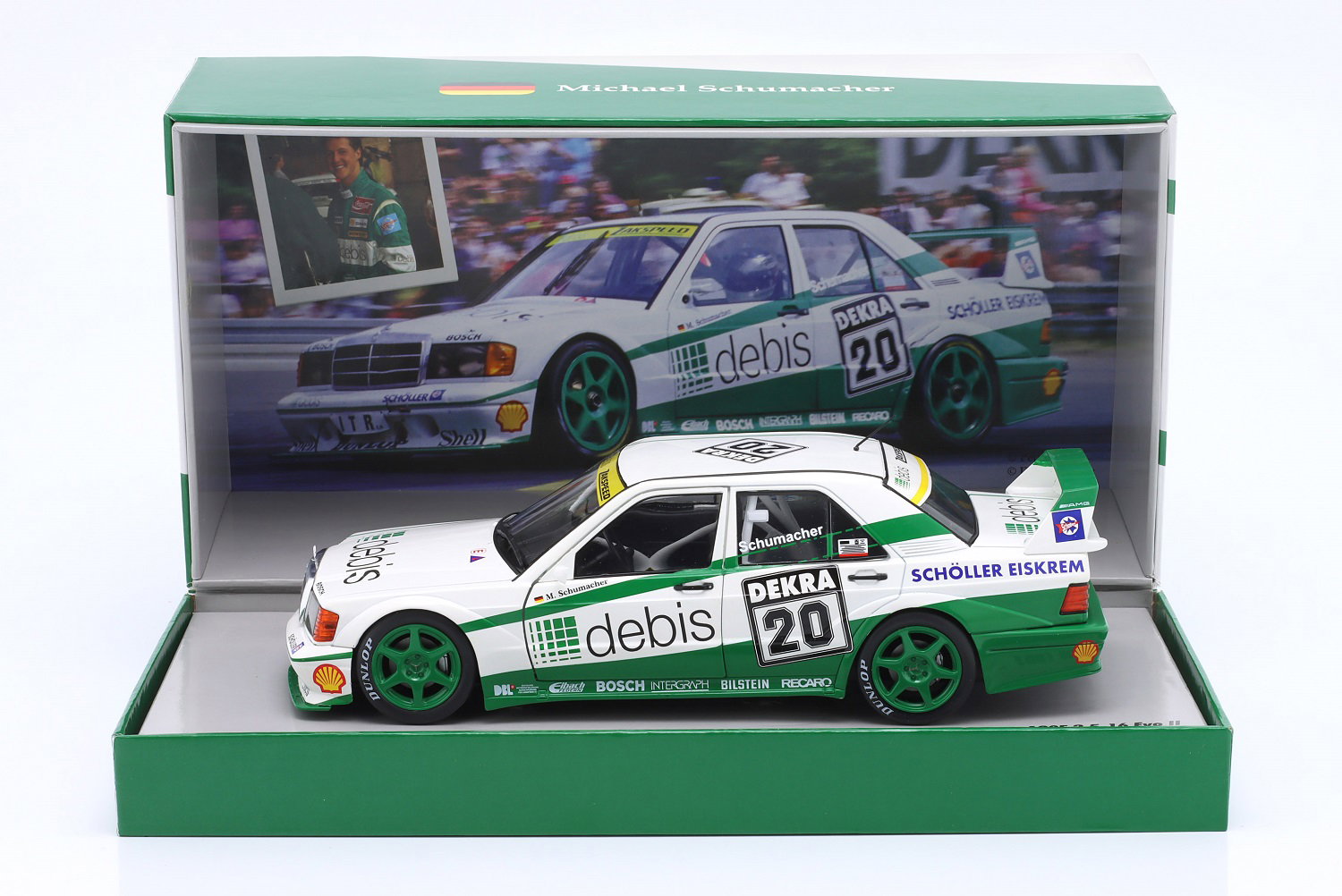 Michael Schumacher Mercedes-Benz 190E 2.5-16 Evo II #20 DTM 1991 1:18