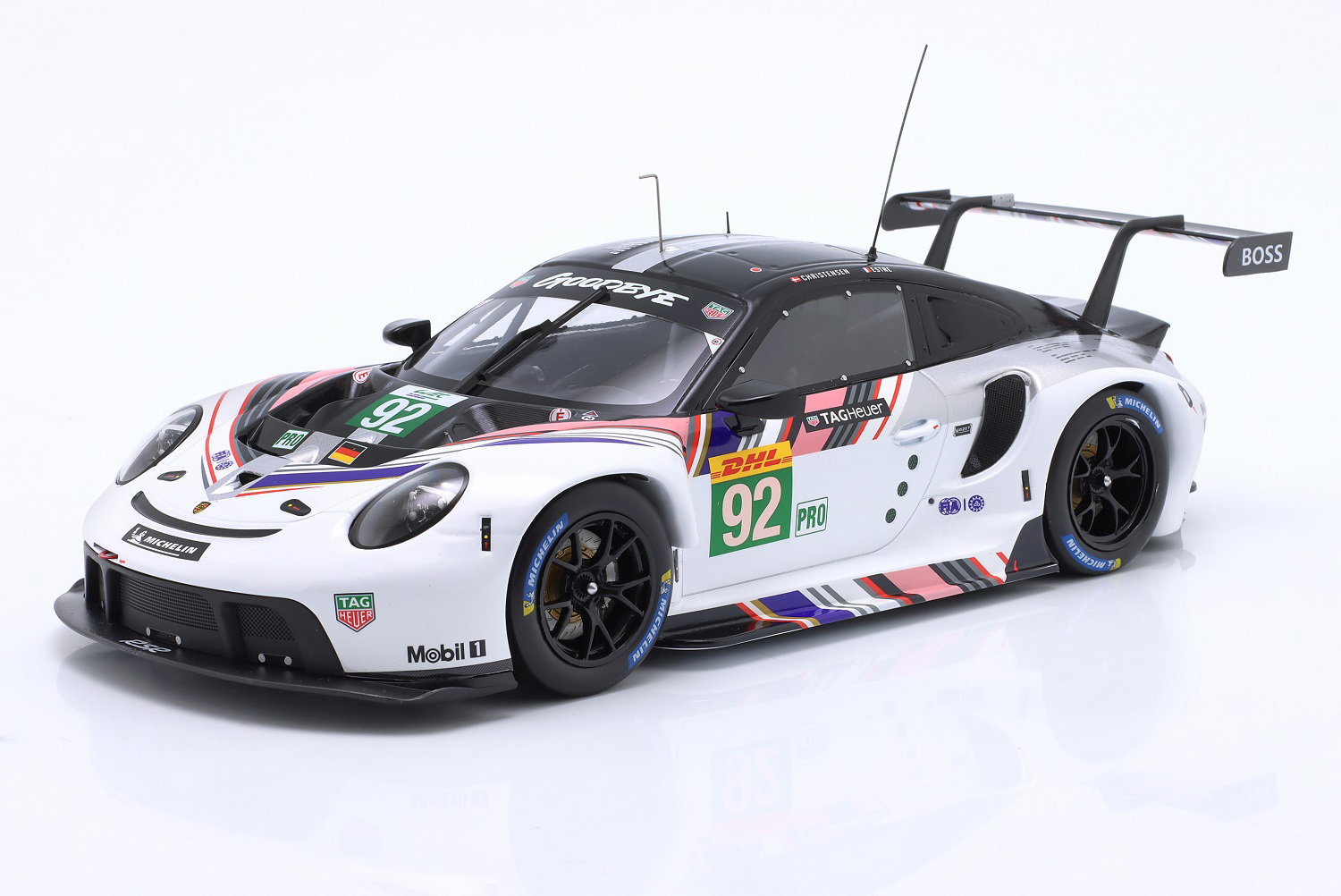 Porsche 911 RSR-19 Goodbye #92 Last Race WEC 2022 Estre Christensen 1:18