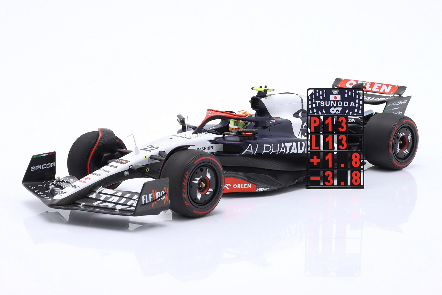 Yuki Tsunoda Scuderia AlphaTauri AT04 Formel 1 2023 Limitierte Edition 1:18
