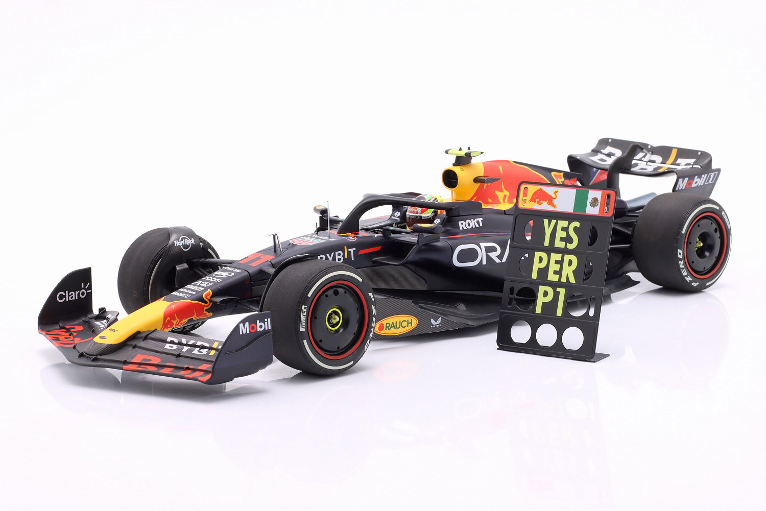 Sergio P&eacute;rez Oracle Red Bull Racing RB19 Sieger Saudi-Arabien GP 2023 Limitierte Edition 1:18