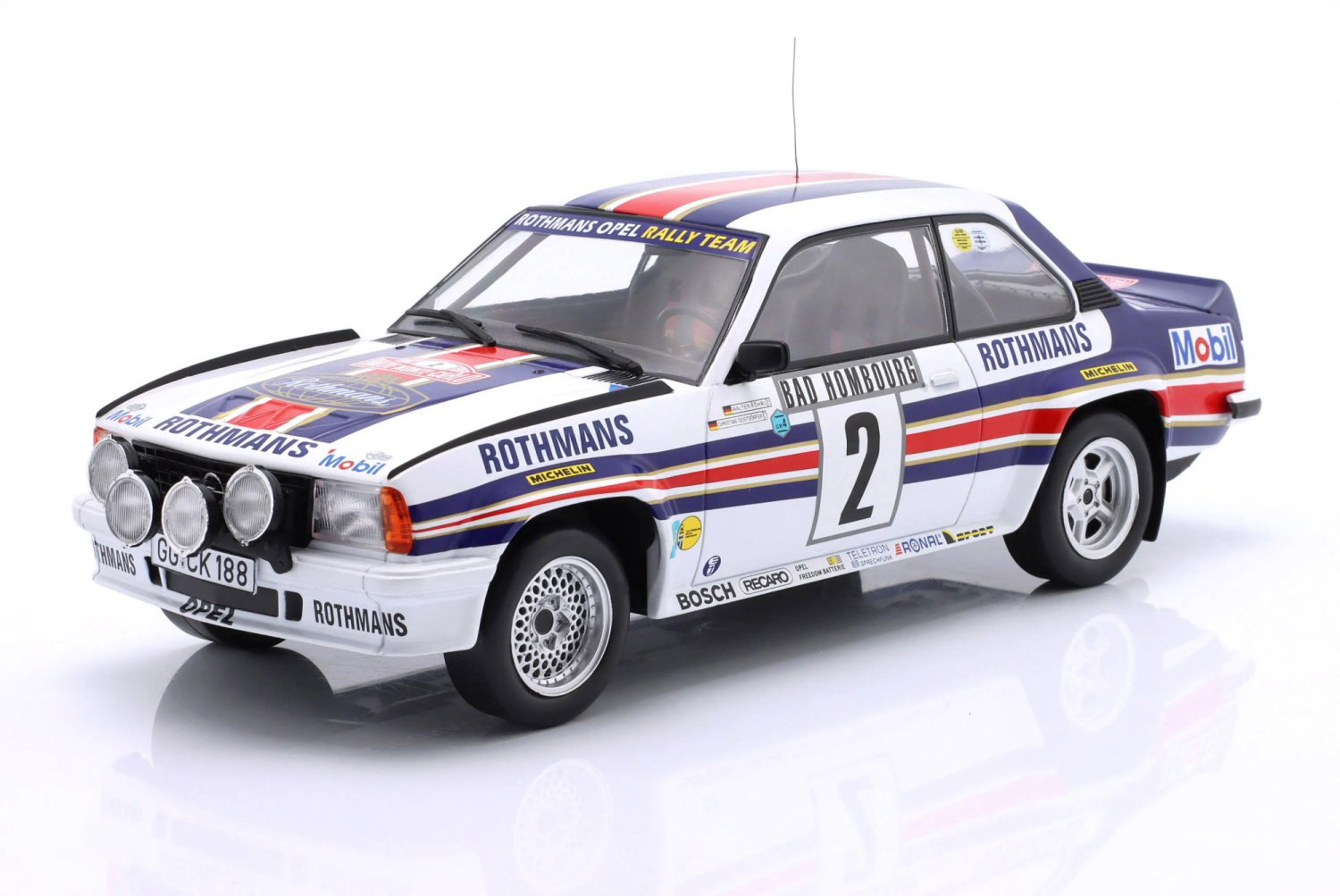 Opel Ascona 400 Night Version #2 Sieger Rallye Monte Carlo 1982 1:18