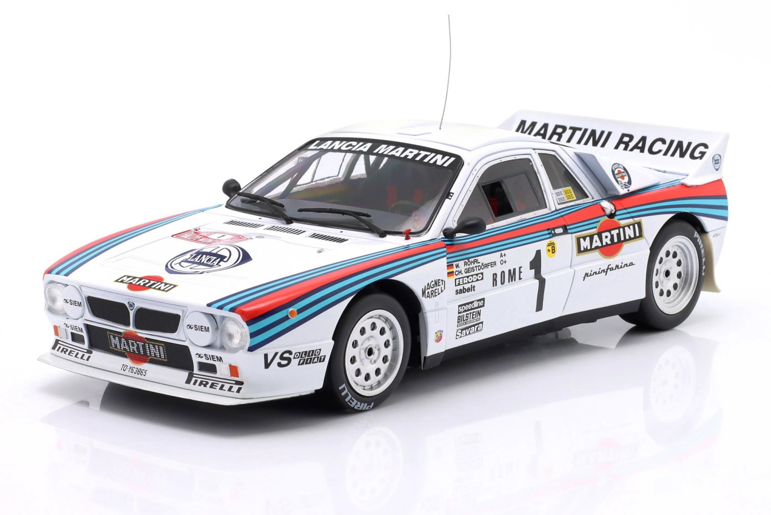 Lancia 037 #1 Sieger Rallye Monte Carlo 1983 1:18