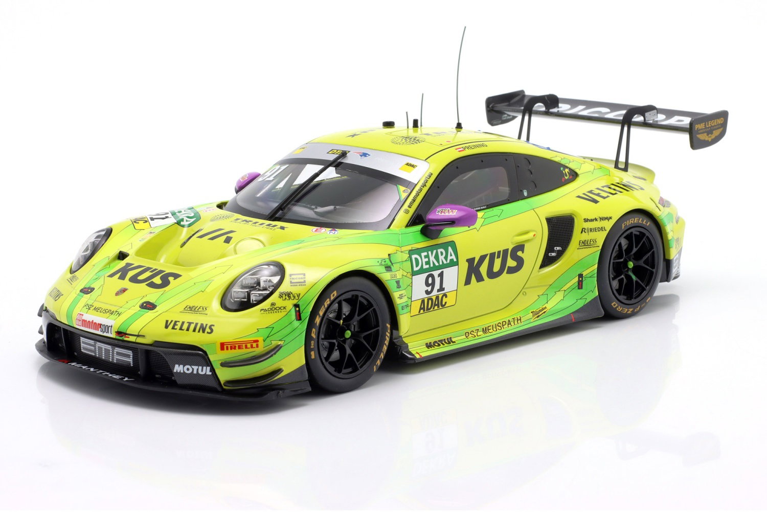 Manthey Grello Porsche 911 GT3 R Thomas Preining #91 DTM 2025 1:18