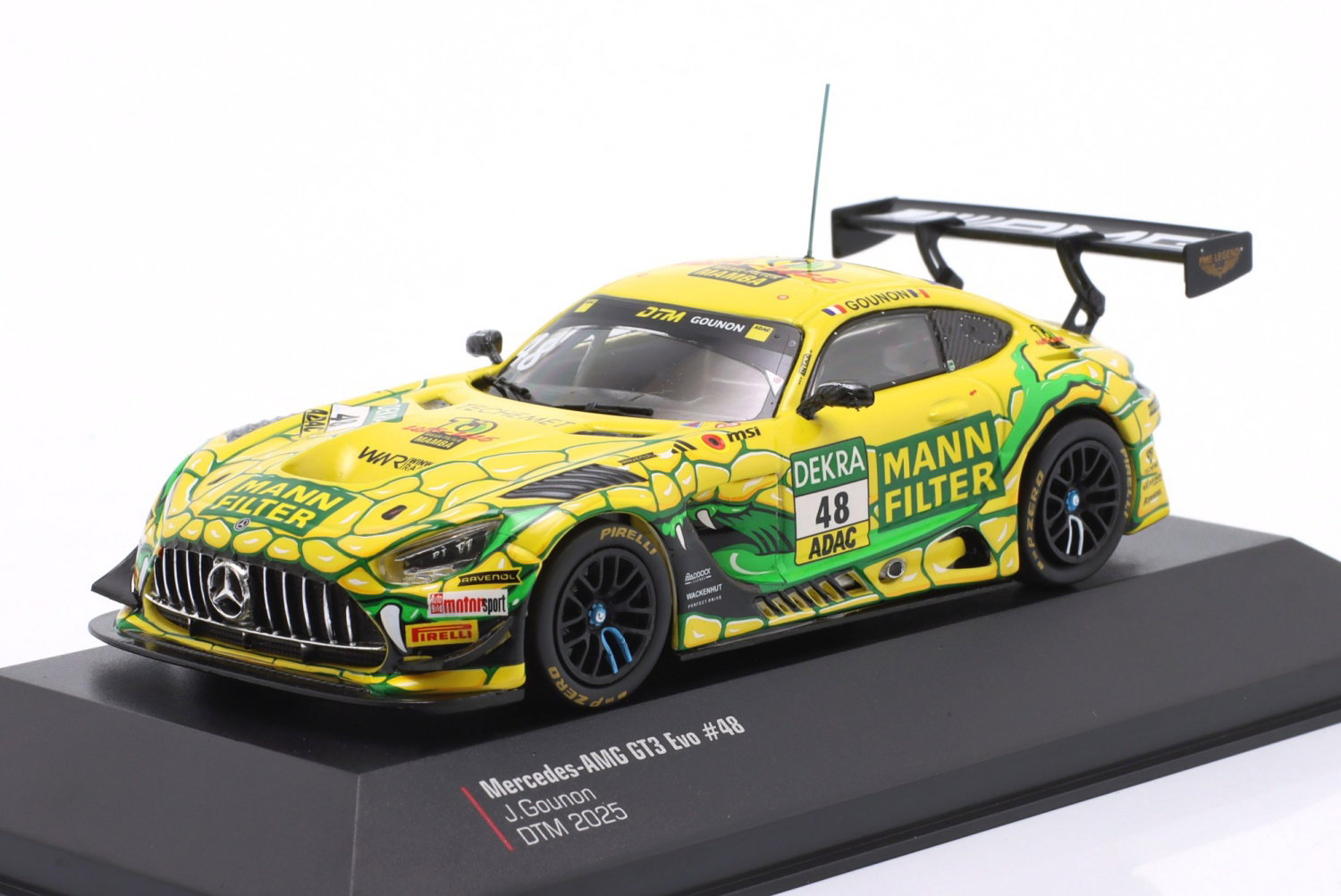 Mercedes AMG GT3 Evo Jules Gounon #48 Winward Racing DTM 2025 1:43