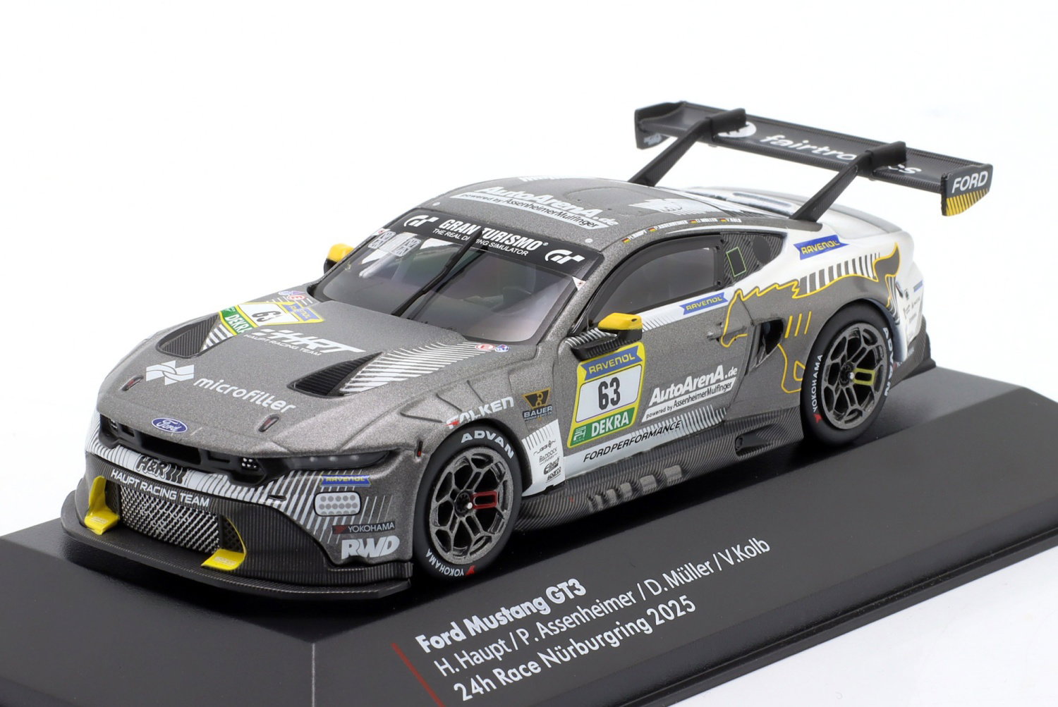 Ford Mustang GT3 HRT #63 24h Rennen N&uuml;rburgring 2025 1:43