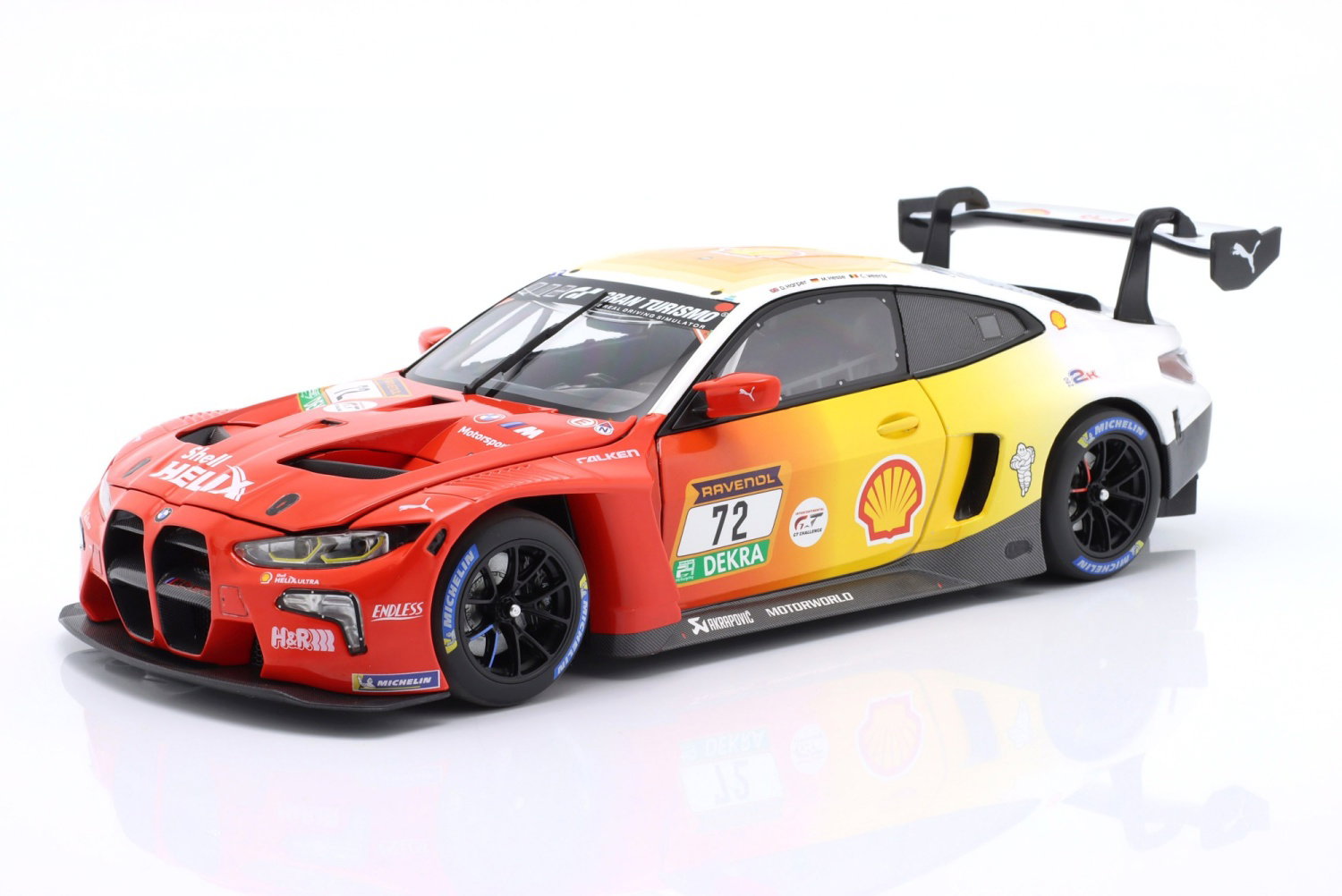 BMW M4 GT3 Team RMG #72 24h N&uuml;rburgring 2024 Harper Hesse Weerts 1:18