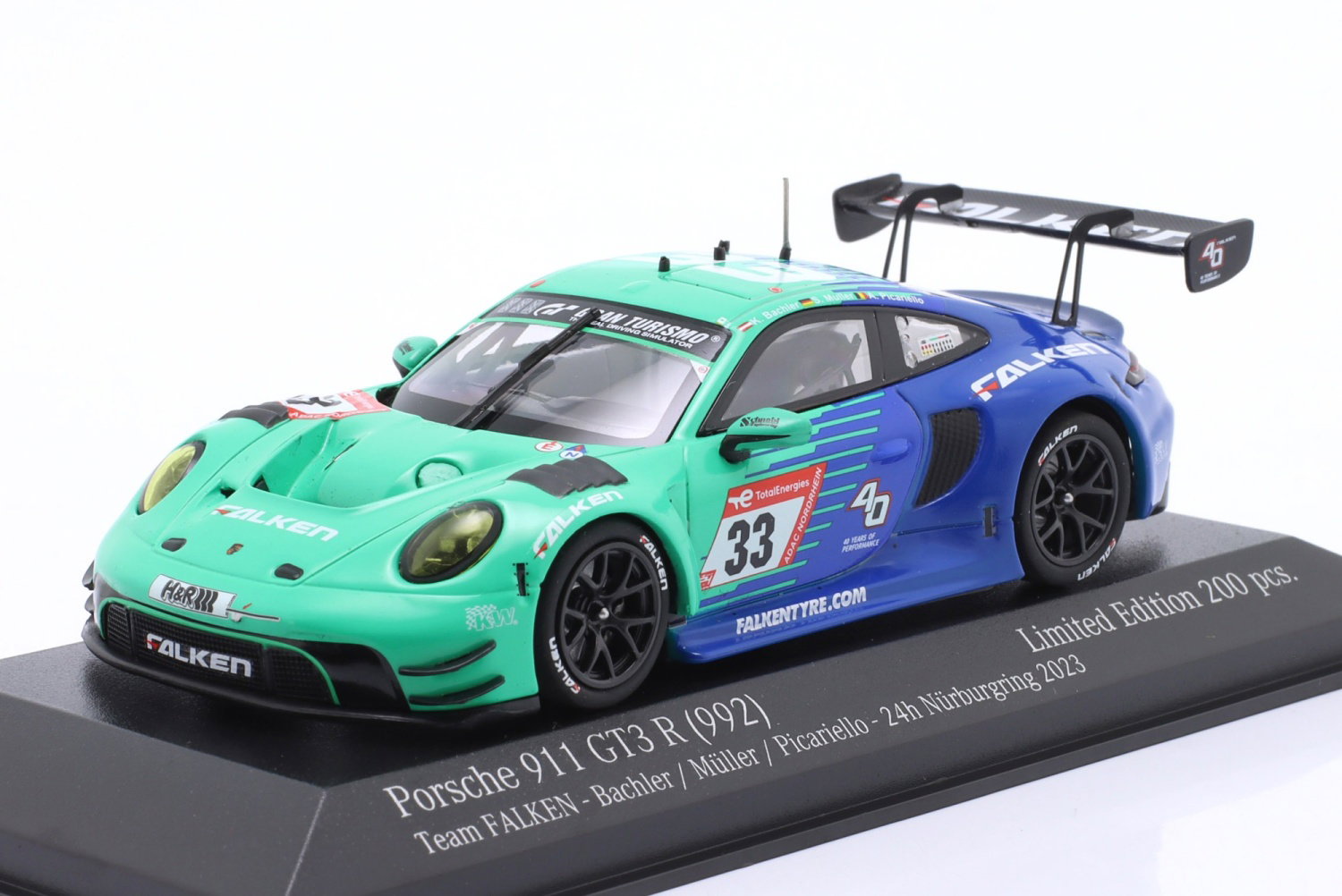 Porsche 911 GT3 R #33 24h N&uuml;rburgring 2023 Falken Motorsports 1:43