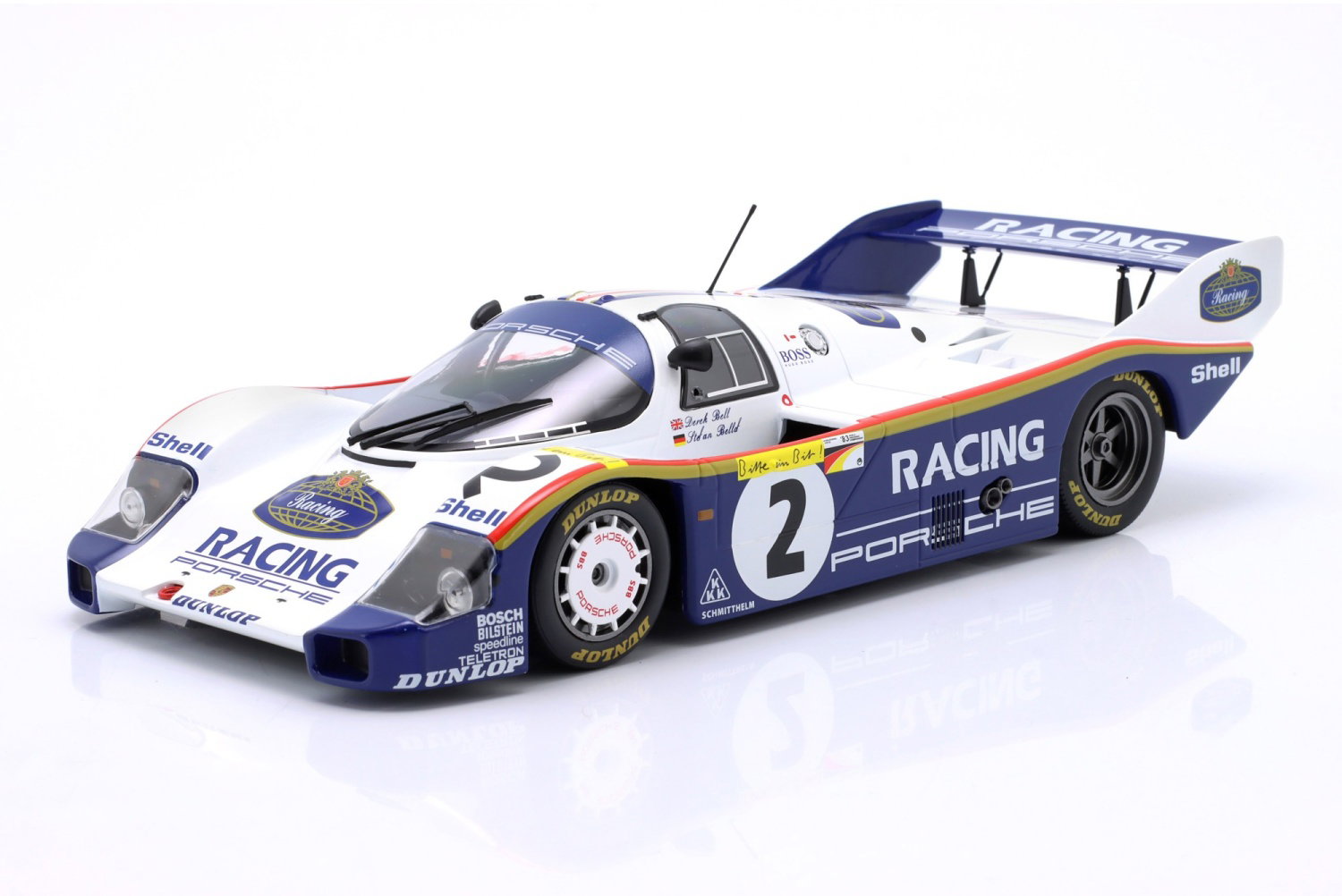 Porsche 956K #2 Rekordrunde 1000km N&uuml;rburgring 1983 Bellof Bell 1:18