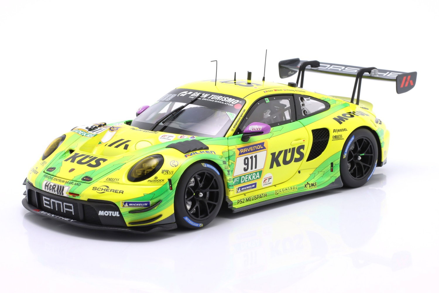 Manthey Grello Porsche 911 GT3 R - 2024 24h Rennen N&uuml;rburgring #911 1:18
