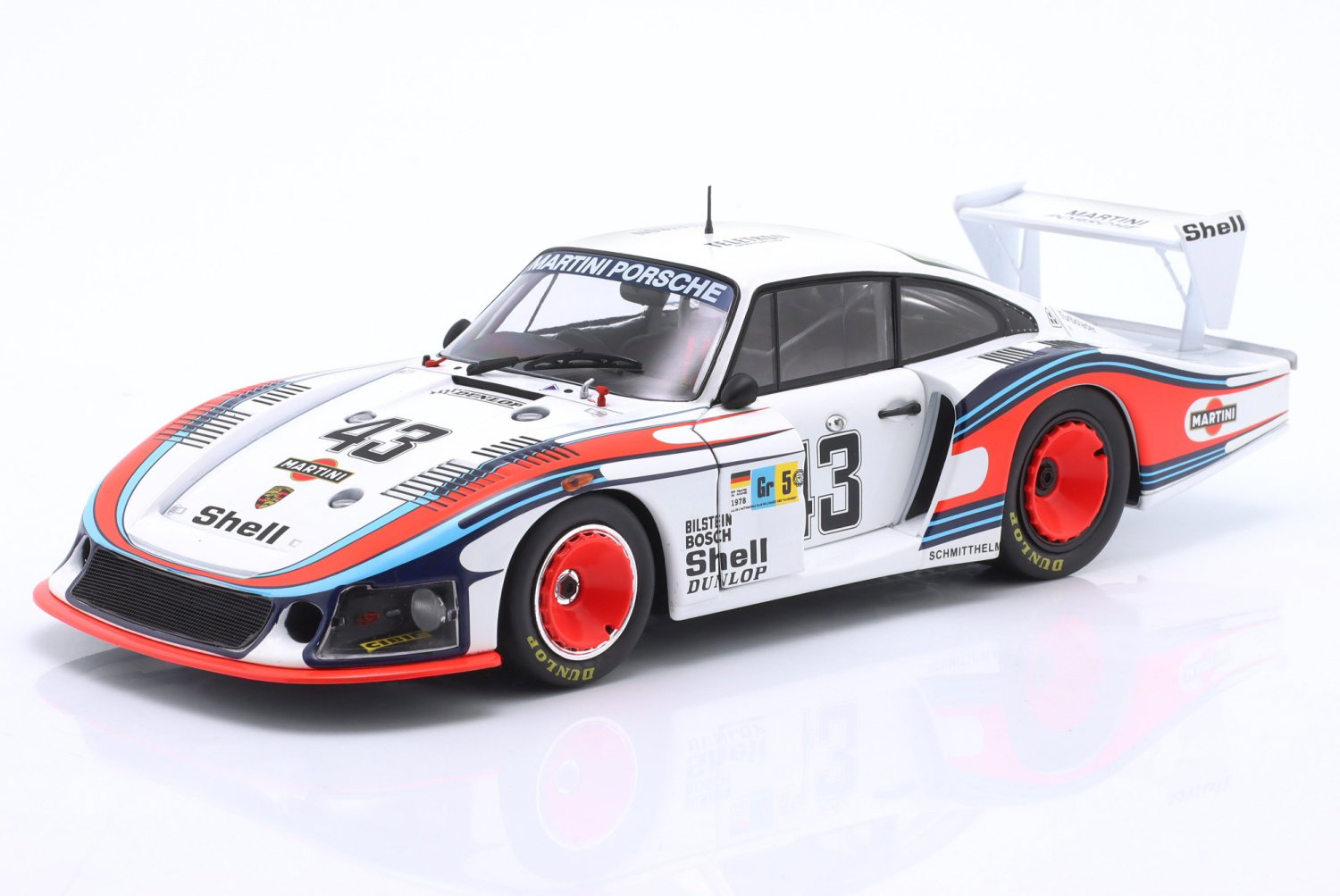 Porsche 935/78 Moby Dick #43 8th LeMans 1978 Schurti Stommelen 1:18