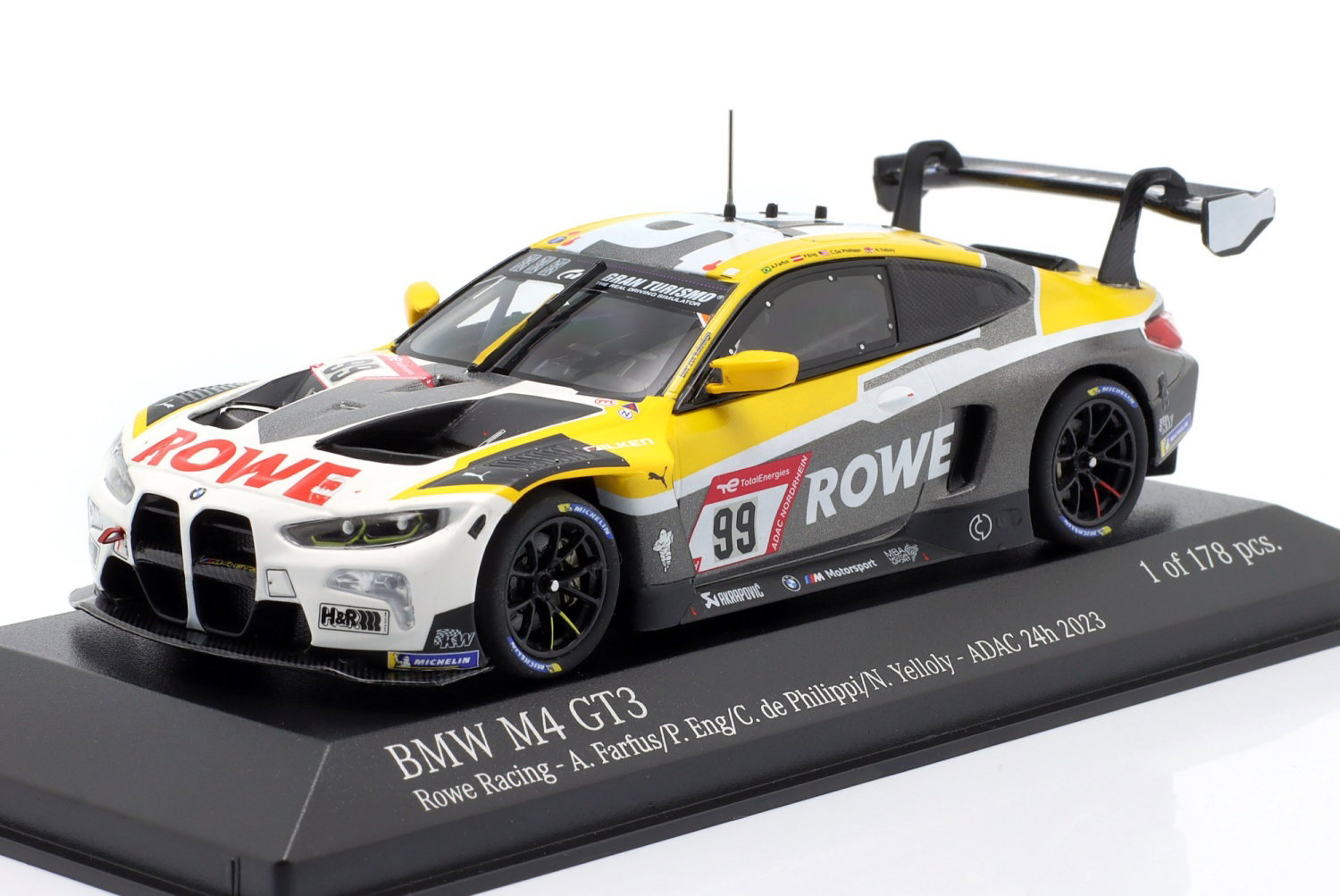 BMW M4 GT3 #99 Rowe Racing 24h Rennen N&uuml;rburgring 2023 1:43