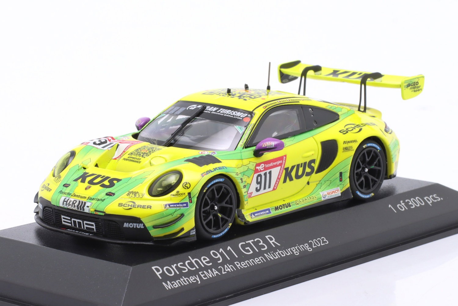 Manthey-Racing Porsche 911 GT3 R - 2023 24h Rennen N&uuml;rburgring #911 1:43