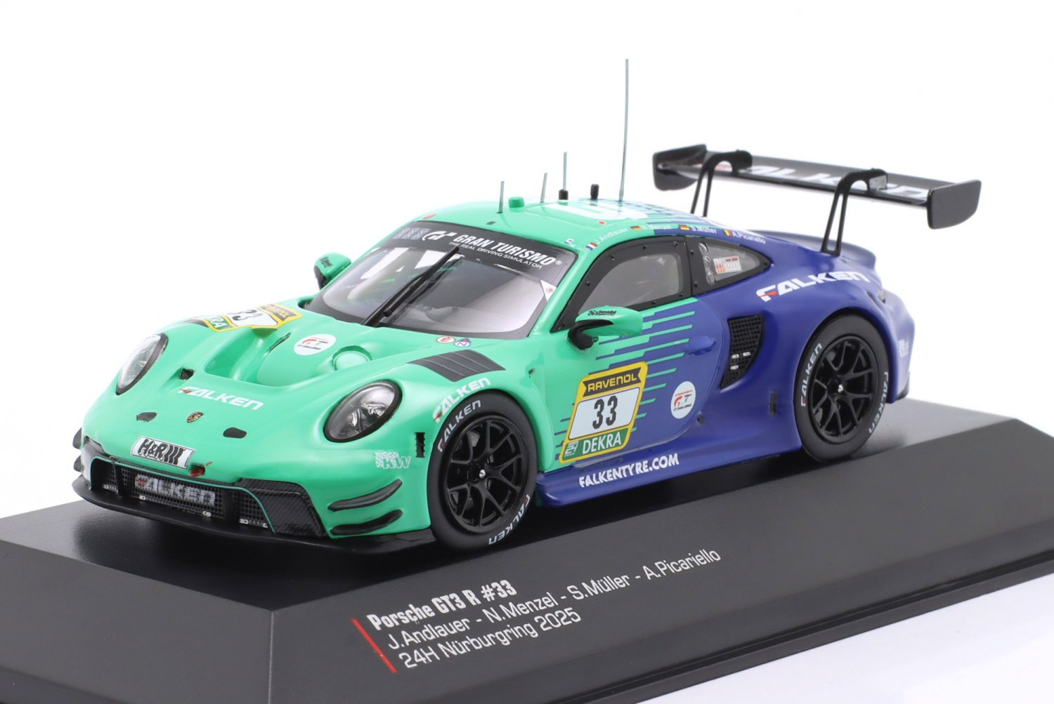 Porsche 911 GT3 R #33 24h N&uuml;rburgring 2025 Falken Motorsports 1:43